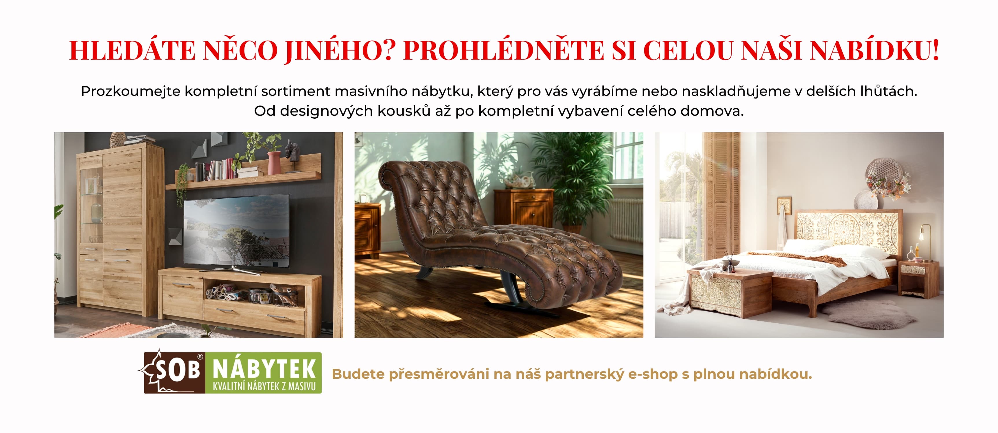 Nábytek z masivu - SOB Nábytek