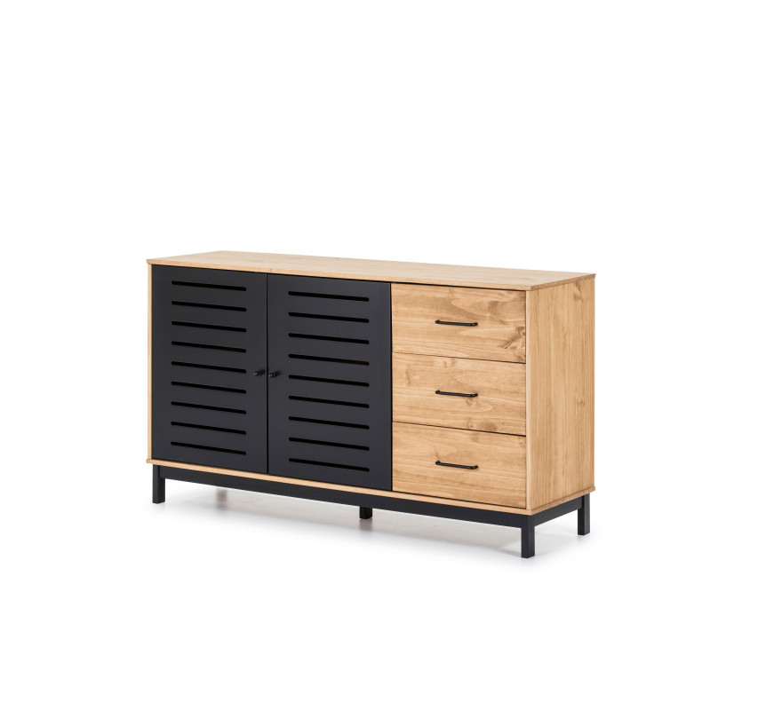 Komoda Marckeric Alessia I vosk/černá