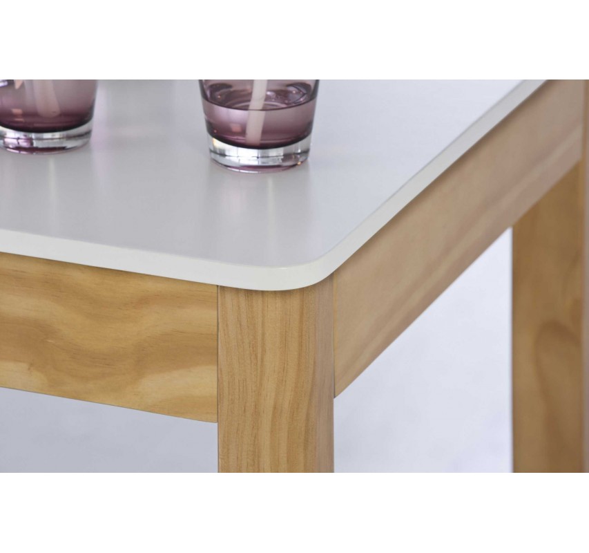 Barový stolek Marckeric Caya 120x60 vosk/bílá