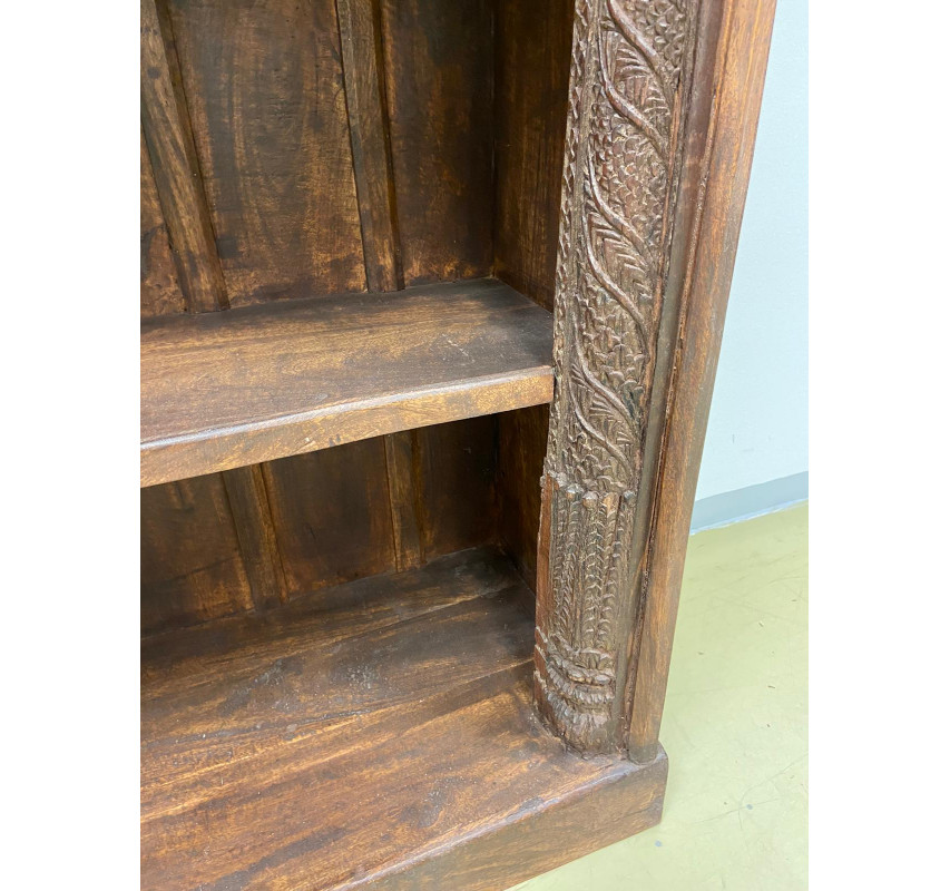 Knihovna India UNIKAT hnědá