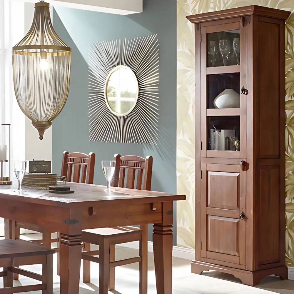 Vitrína Jodpur hnědá